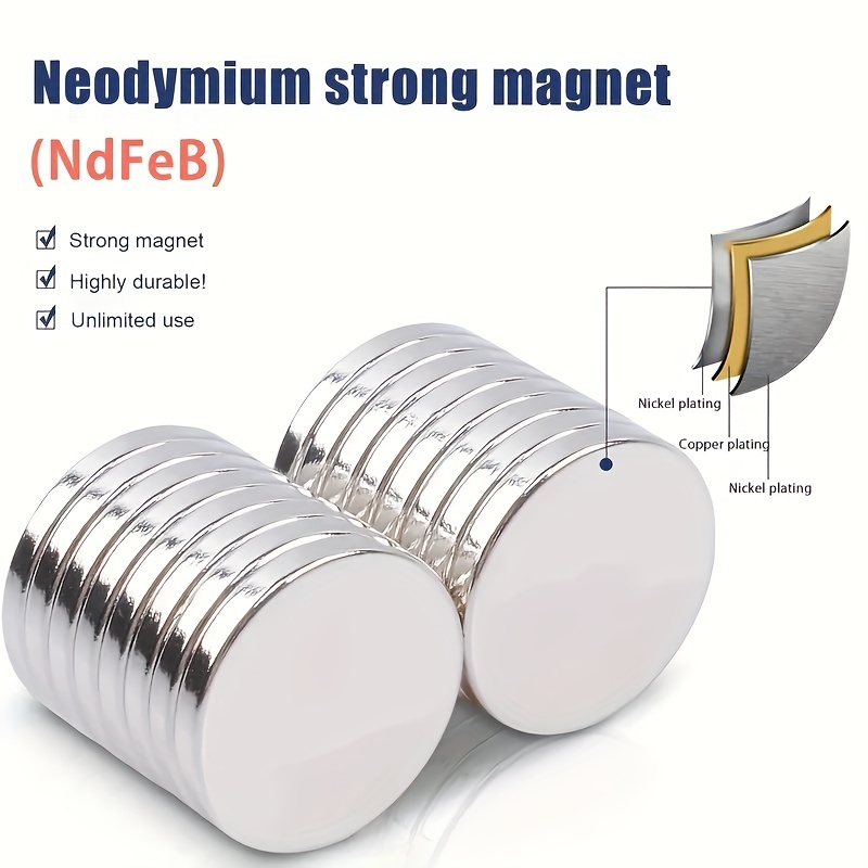 Neodymium Disc Magnets 3pcs