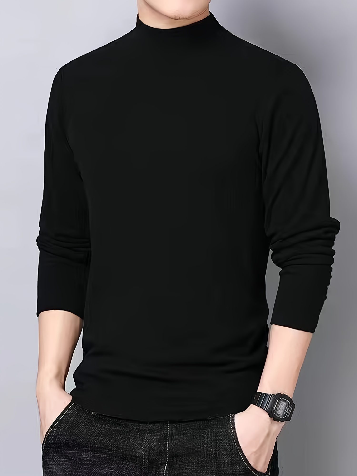 Men's Black Teddy Thermal Sweatshirt Sale