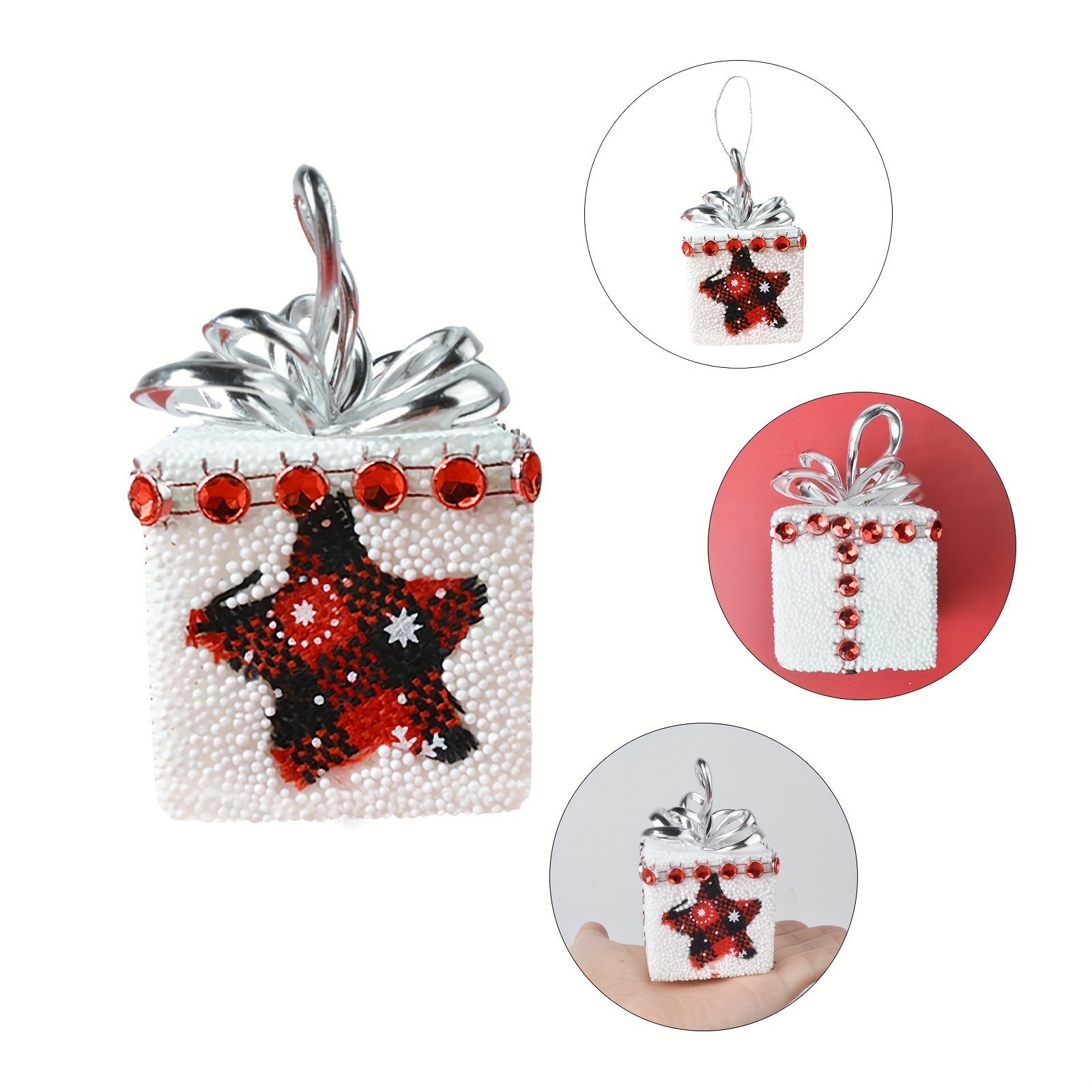 Gift Boxed Artificial Foam Christmas Pendant Christmas Tree - Temu