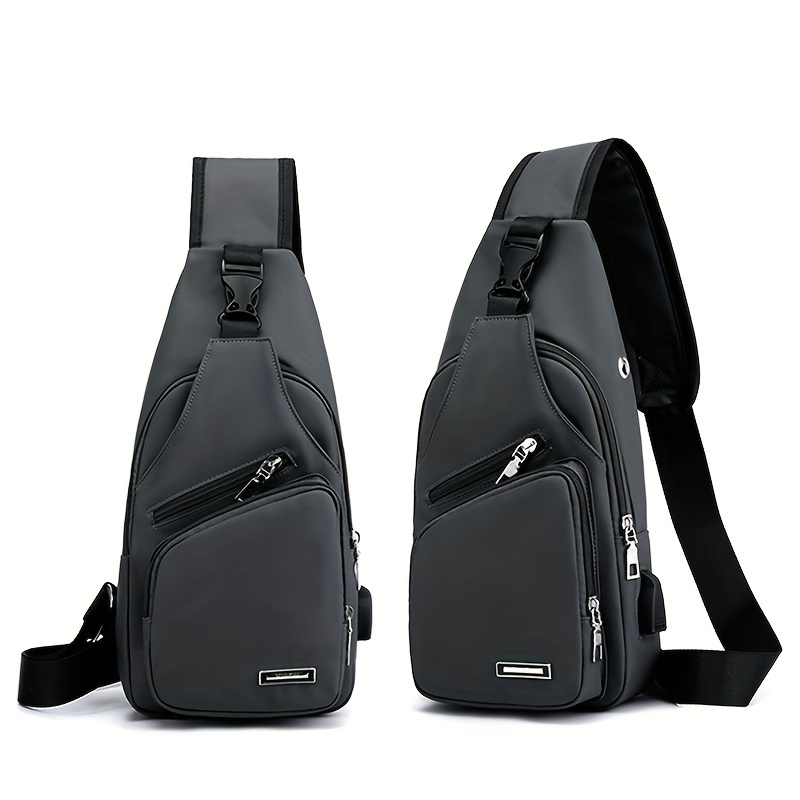 Designer Unisex Chest Bag One Shoulder Men's Vertical Square Bag Large  Capacity Multifunctional Small Backpack Crossbody Bag