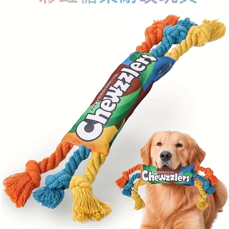 Squeaky rope shop dog toys