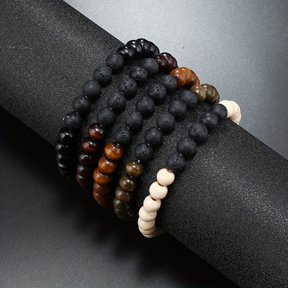 Collegiate Gold Beaded Bracelets