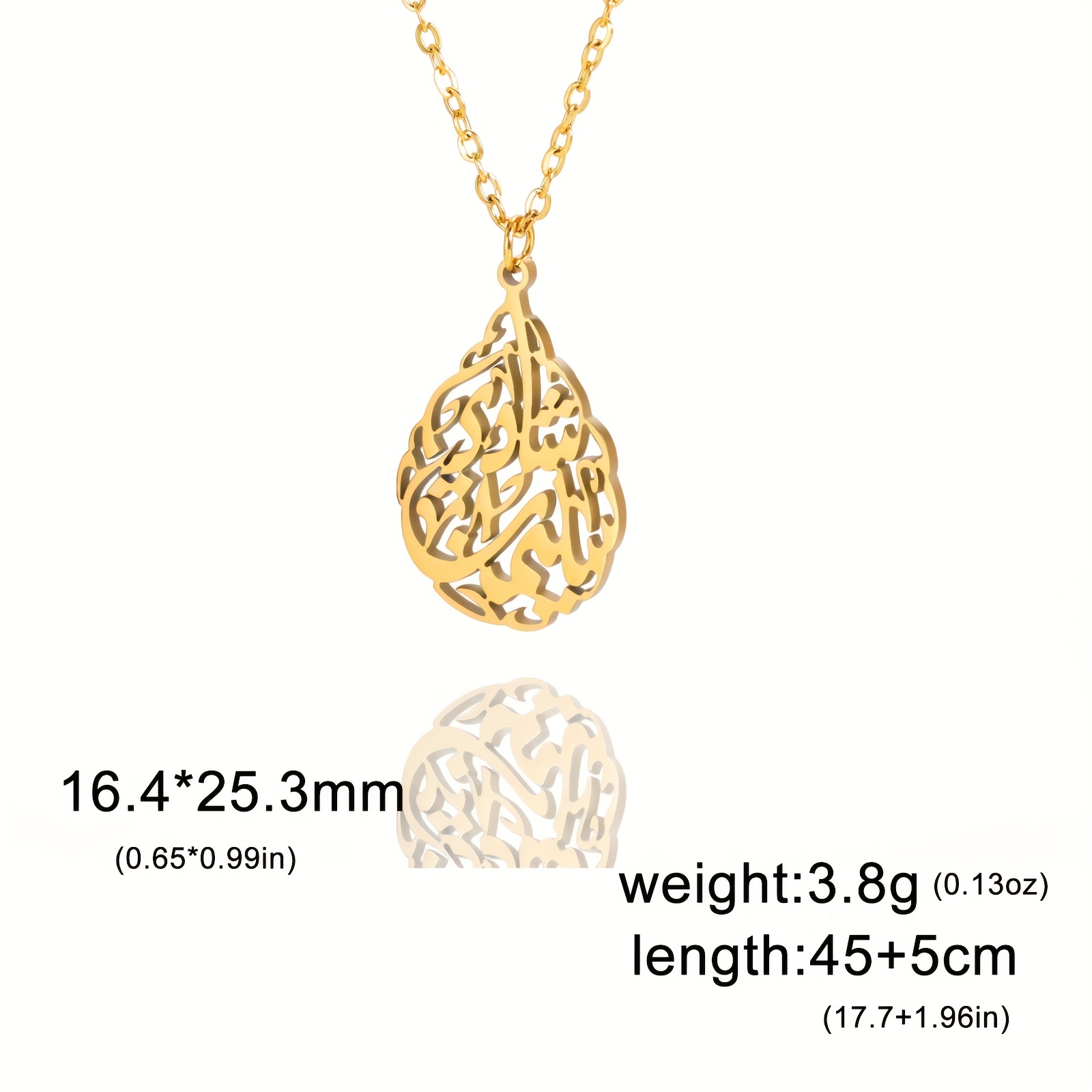 Stainless Steel with 18K Gold Plated Dainty Layering Necklaces for Women with Waterdrop Charms Pendant,Temu