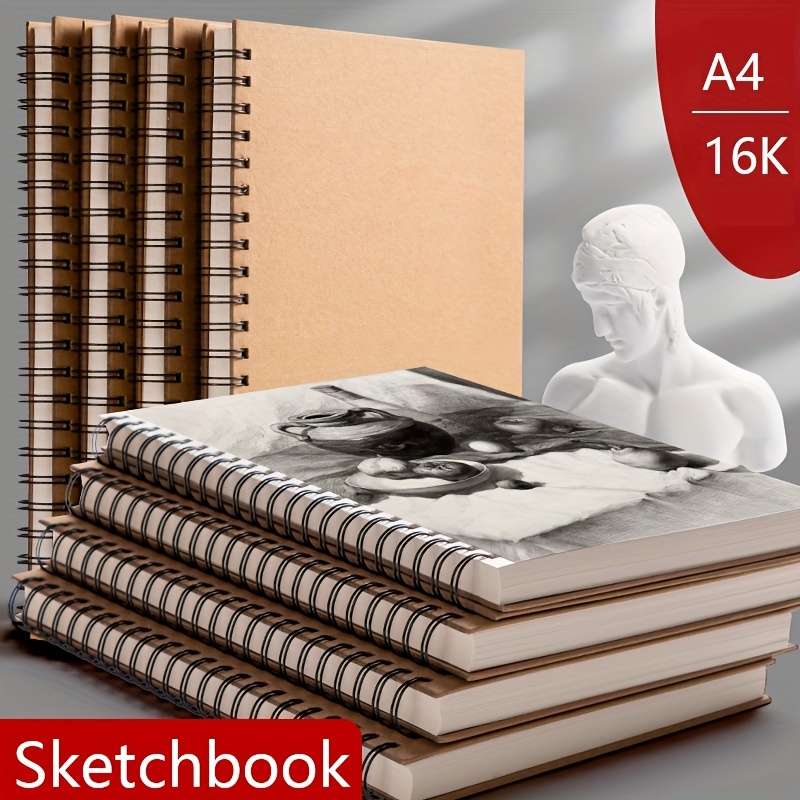 A4 Thick Sketchbook 16k Student Life Sketch Paper Art - Temu
