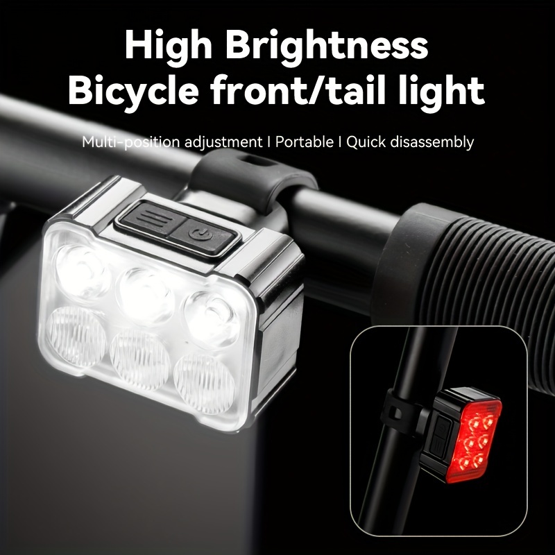 Linterna De Bicicleta 500 Lumen Alta Potencia Luz Bicicleta