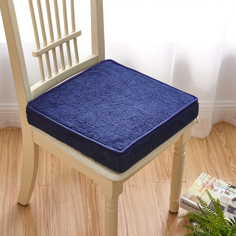 Extra Large Seat Cushion - Memory Foam for Office Chair, Wheelchair Cushions, Floor Pillow | Cushion Back Pain Coccyx Pain Relief | Plush Velvet