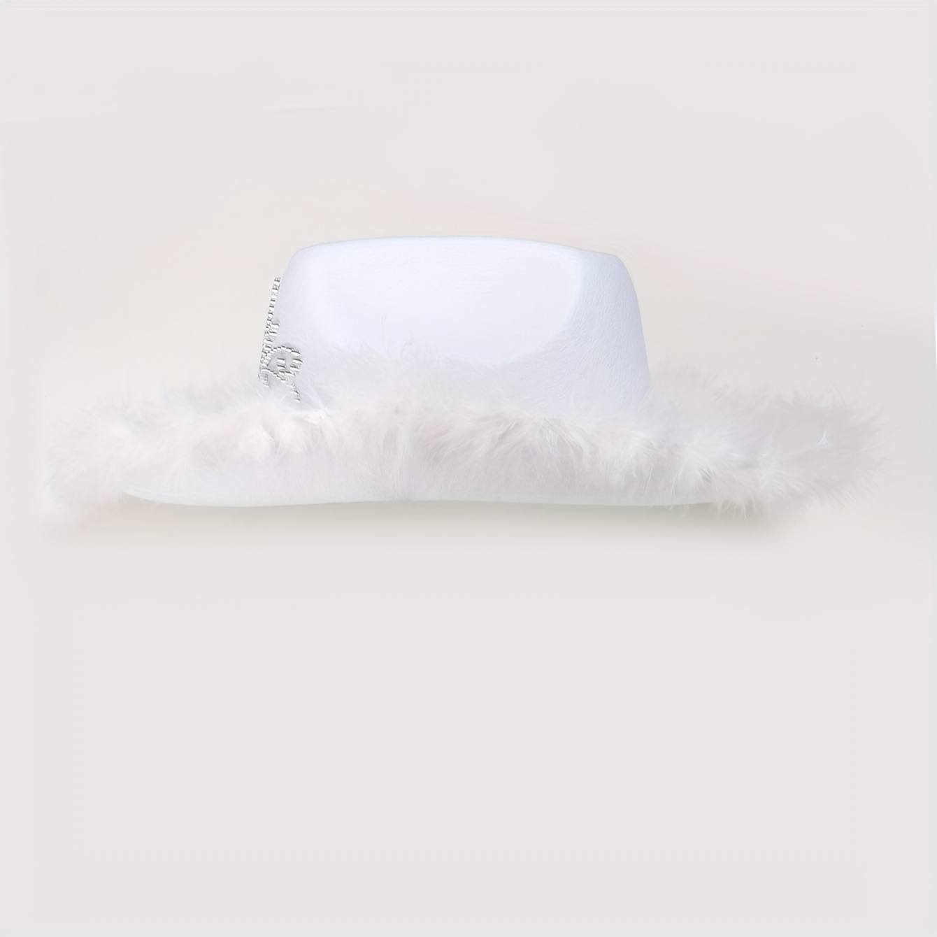 Decorative White Hat Feather for Festival Hats