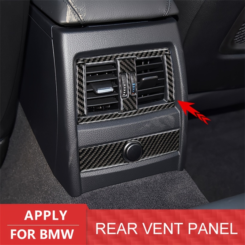  OYDDL Autocollant de voiture multimédia Garniture Cover Gear  Shift Cover Intérieur Compatible avec BMW F30 F31 F32 F34 F35 F36 3GT M4  Accessoires (Multimédia, M, Gris)