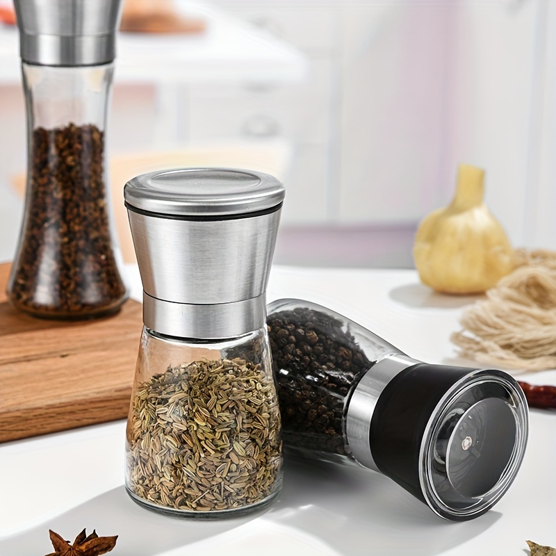 Stainless Steel Pepper Grinder And Salt Mill Manual Spice - Temu