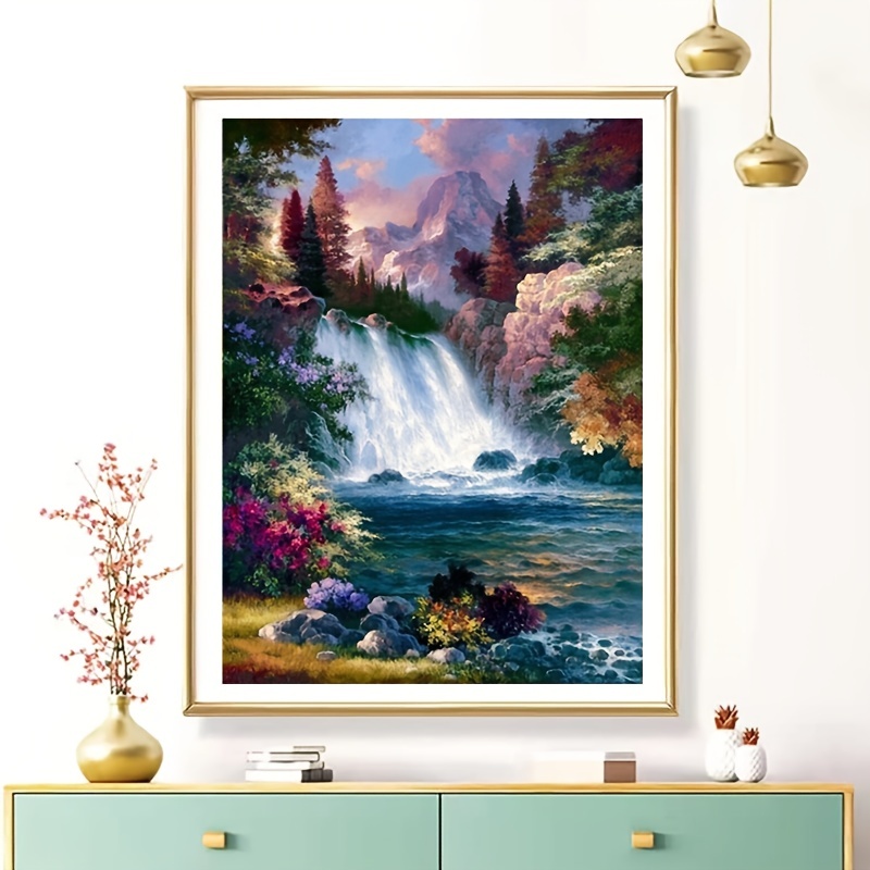 5d Diy Diamond Painting For Adults And Beginners Mountain - Temu