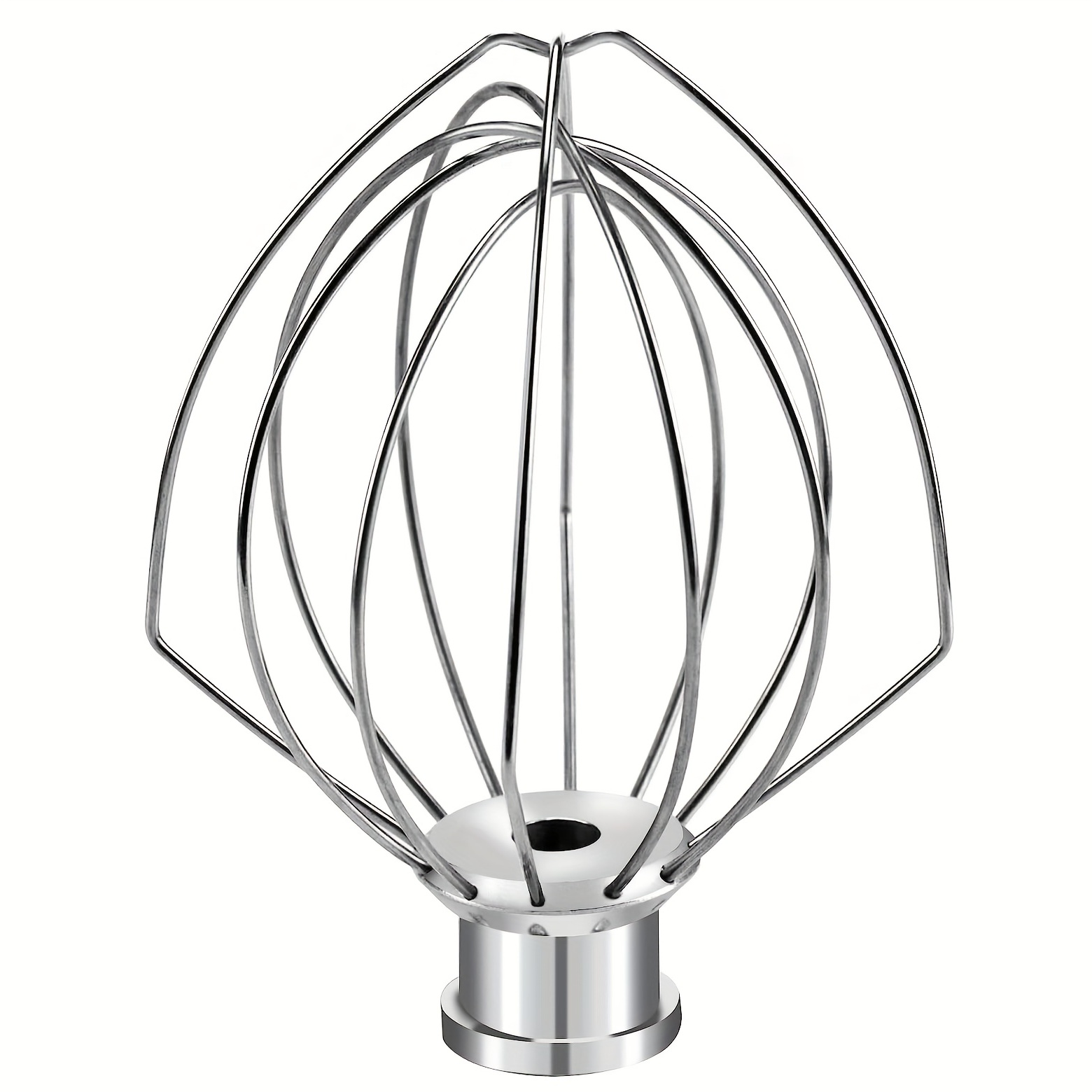 K45WW Stainless Steel Wire Whip for KitchenAid Artisan Series Tilt-Head  Mixer 5 Quart Bowl, 6 Wire whisk Fits for Artisan Mixer, Heavy Duty