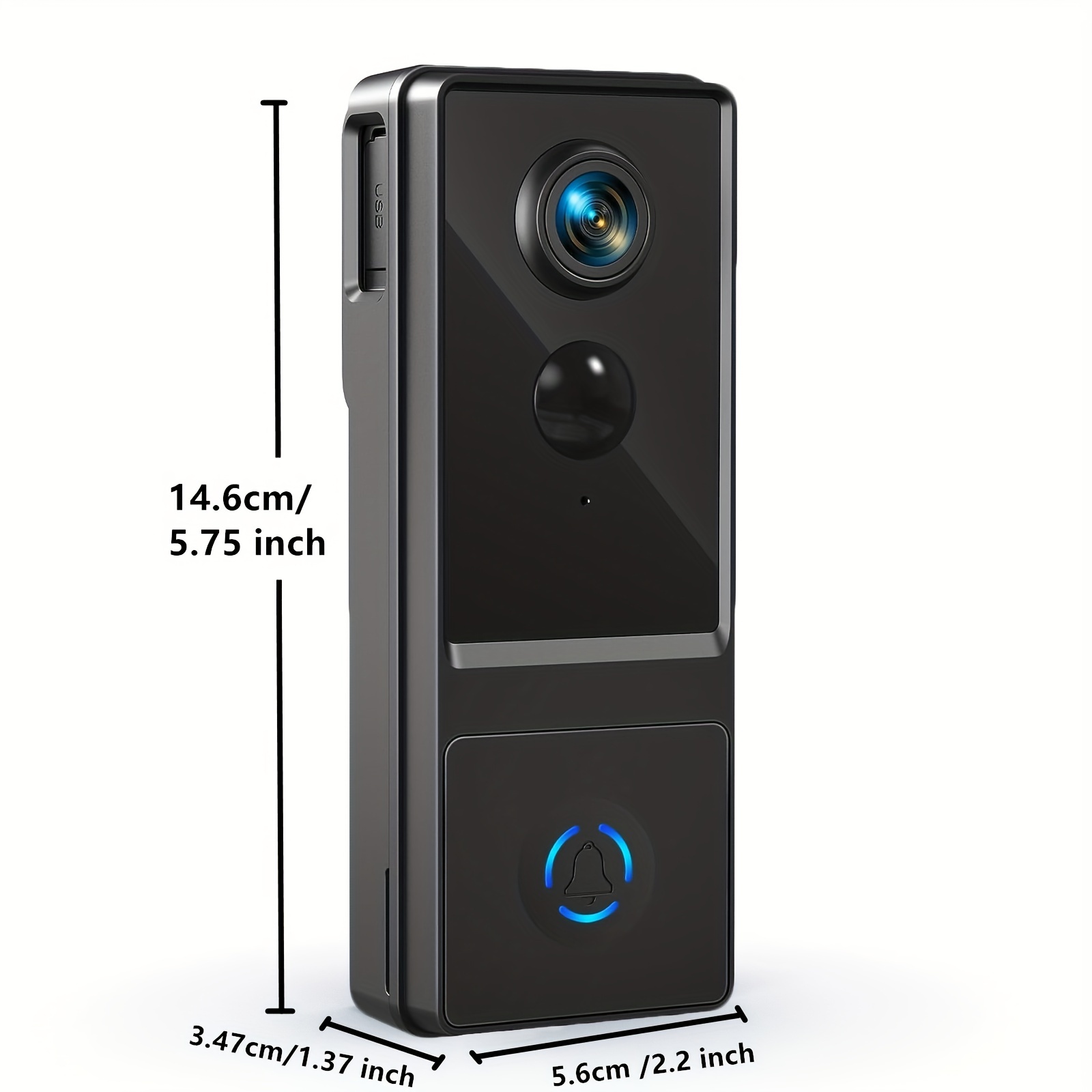 Sonnette intelligente Alexa compatible avec la sonnette vidéo sans