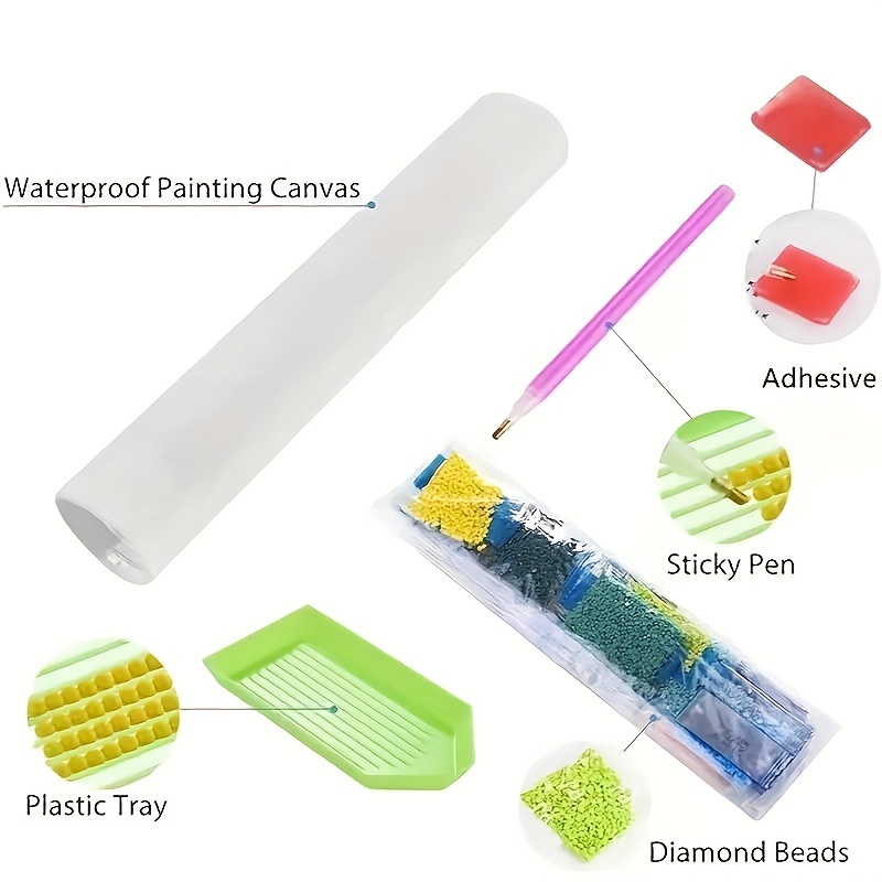 5D Stretchable Art Painting Kit Beach Pink Shell Mother Gift