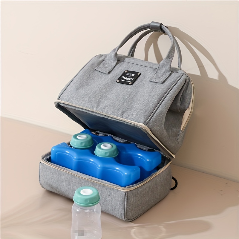 Multifunctional Mommy Bag for Milk Storage