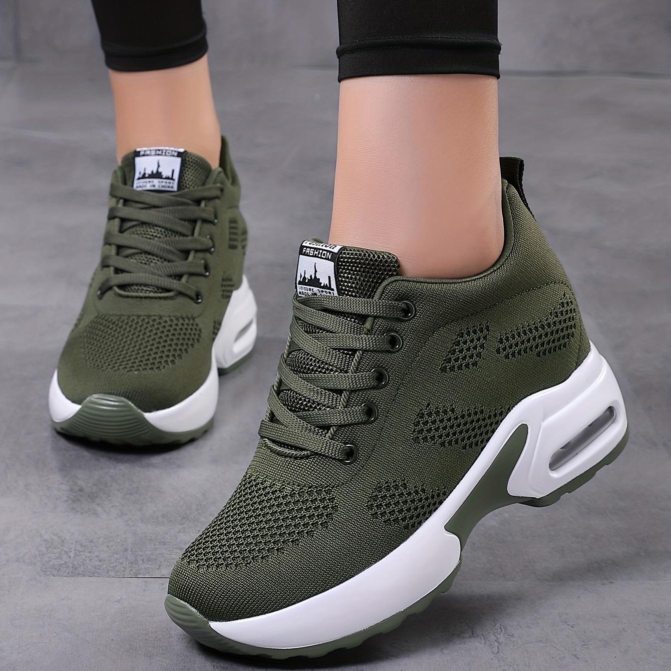 Women's Mesh Letter Printed Sports Shoes Fashion Breathable - Temu Canada
