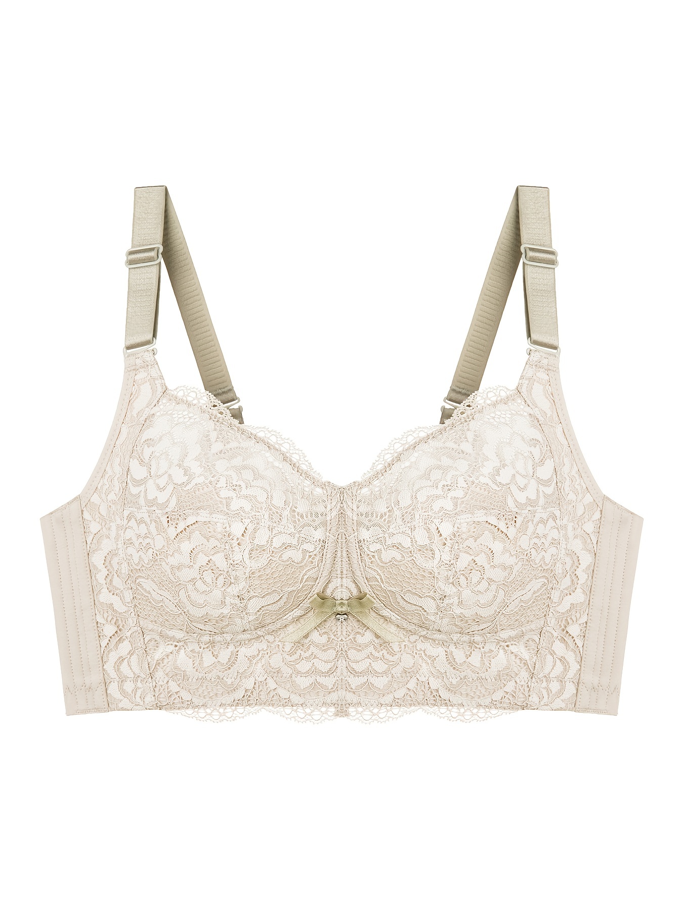 Floral Lace Wireless Bras Breathable Lightweight Full - Temu Australia