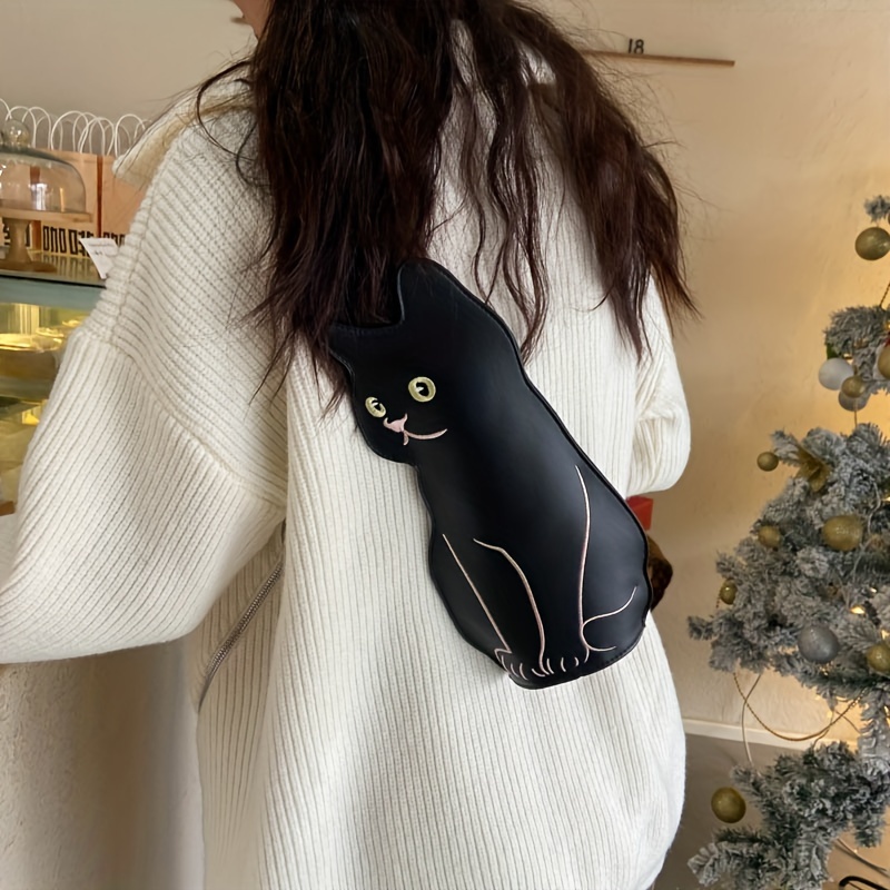 Bolso De Pecho Con Forma De Gato Para Mujeres Lindo Bolso - Temu