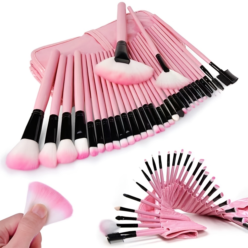 Brochas Maquillaje Profesionales 32pcs 24pcs Set Brochas - Temu