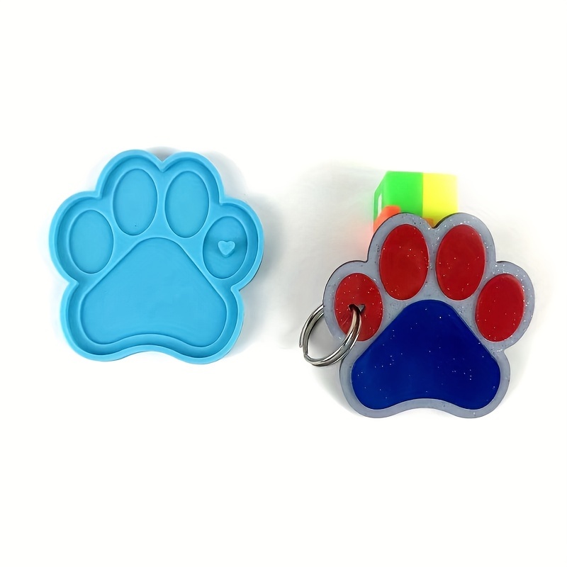 Diy Resin Ornament Silicone Mold Multi Styles Paw - Temu