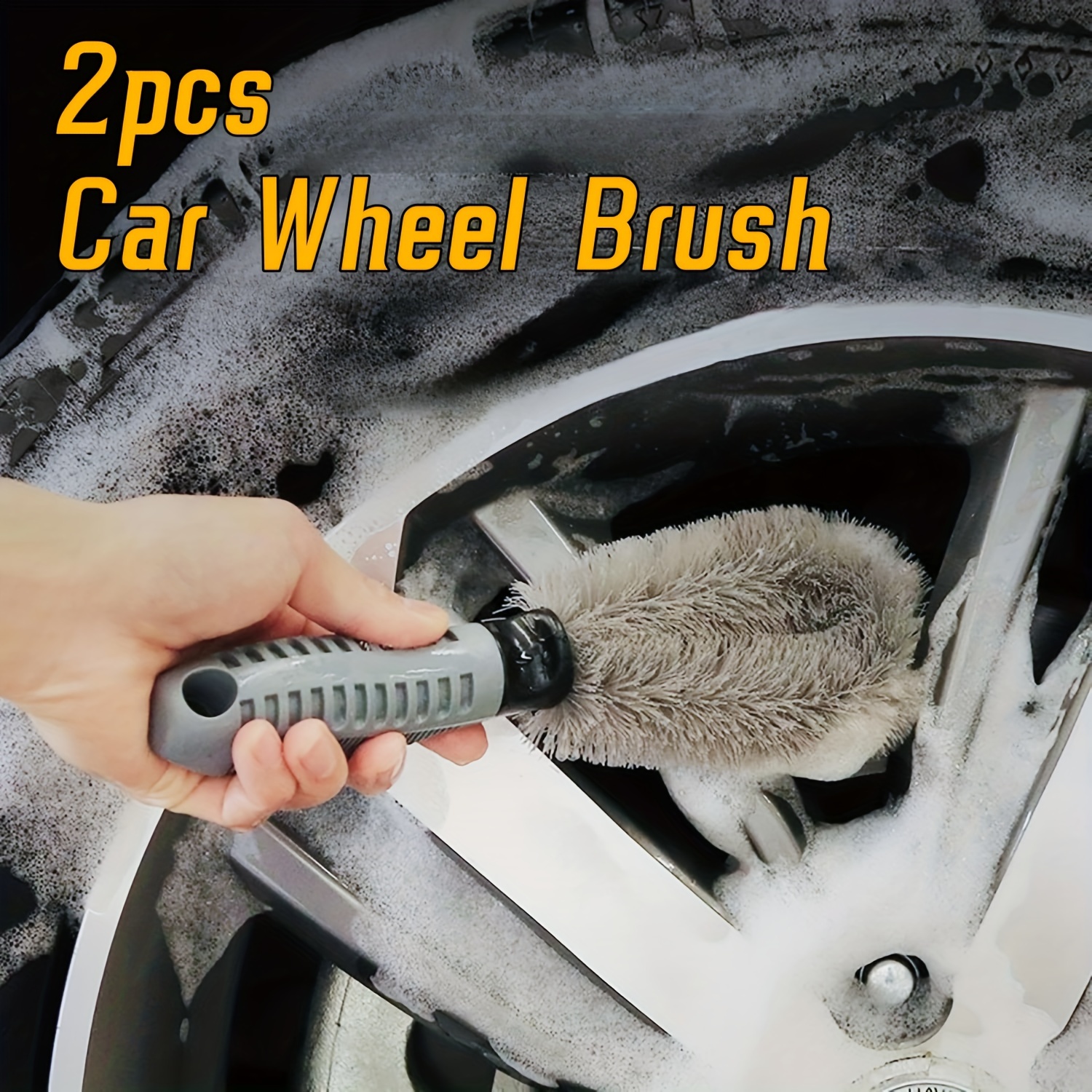 Car Tire Brush Car Wash Tire Cleaning Brush Car Wash Brush - Temu