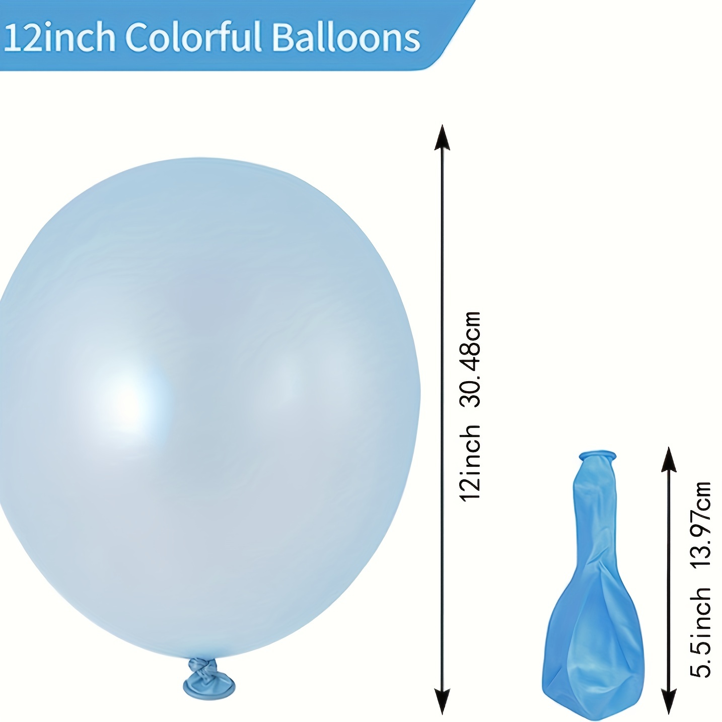 10 Piezas Globo Látex Neón Brillante (12) Globos Arreglo - Temu