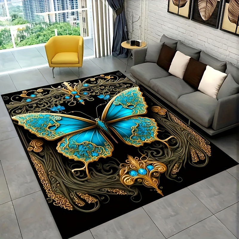 Acheter Tapis motif papillon Animal pour salon chambre à coucher