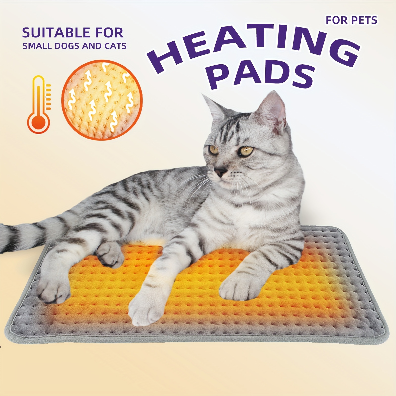 Pet Heating Pad Indoor Pet Heating Pad For Small Middle Dogs - Temu