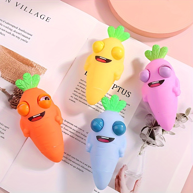 Prank Carrot Decompression Toy - Relaxing Squeezable Vegetable