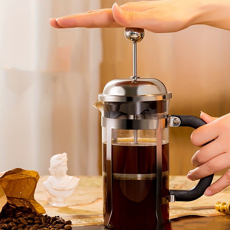 French Press Coffee Maker 1L-Double Walled Large Coffee Press With