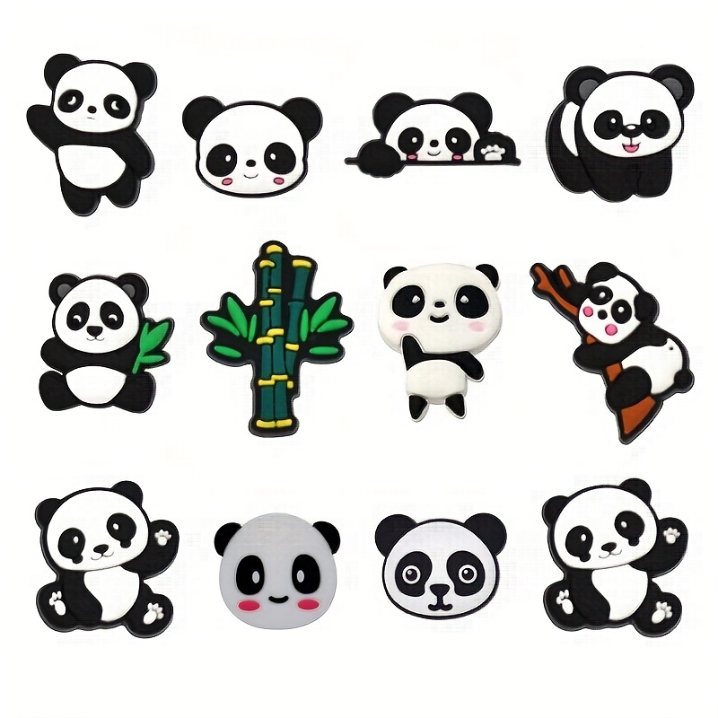 10pcs Panda Shoes Decoração Charms For Clogs Jigs Bubble Slides Sandals,  Pvc Shoe Decorations Accessories For Teens Boys And Girls Christmas  Birthday Gift Party Favors - Calçado De Mulher - Temu Portugal