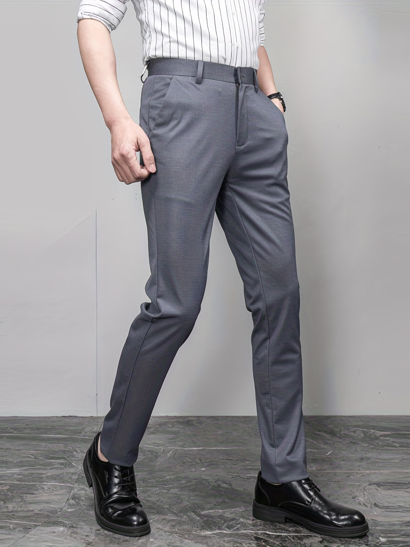 Occasions, Grey Slim Fit Suit Trousers