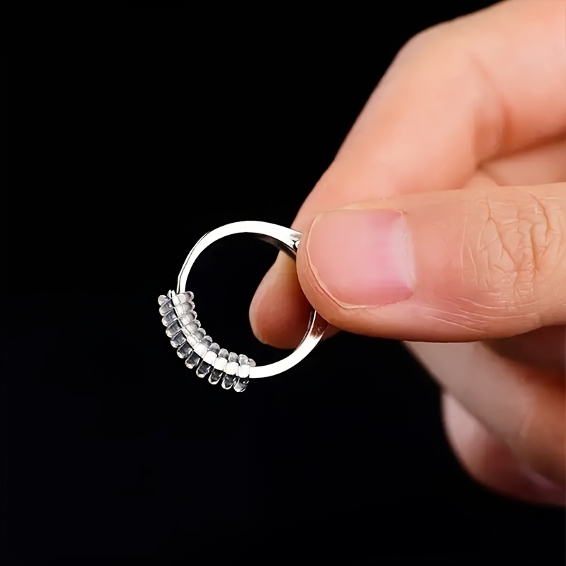 Transparent Ring Inner Size Adjuster For Loose Rings - Temu