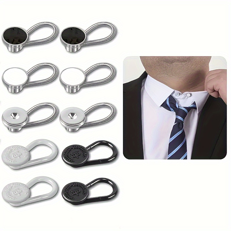Snagshout  12 Collar Extenders for Mens Shirts Soft Sturdy