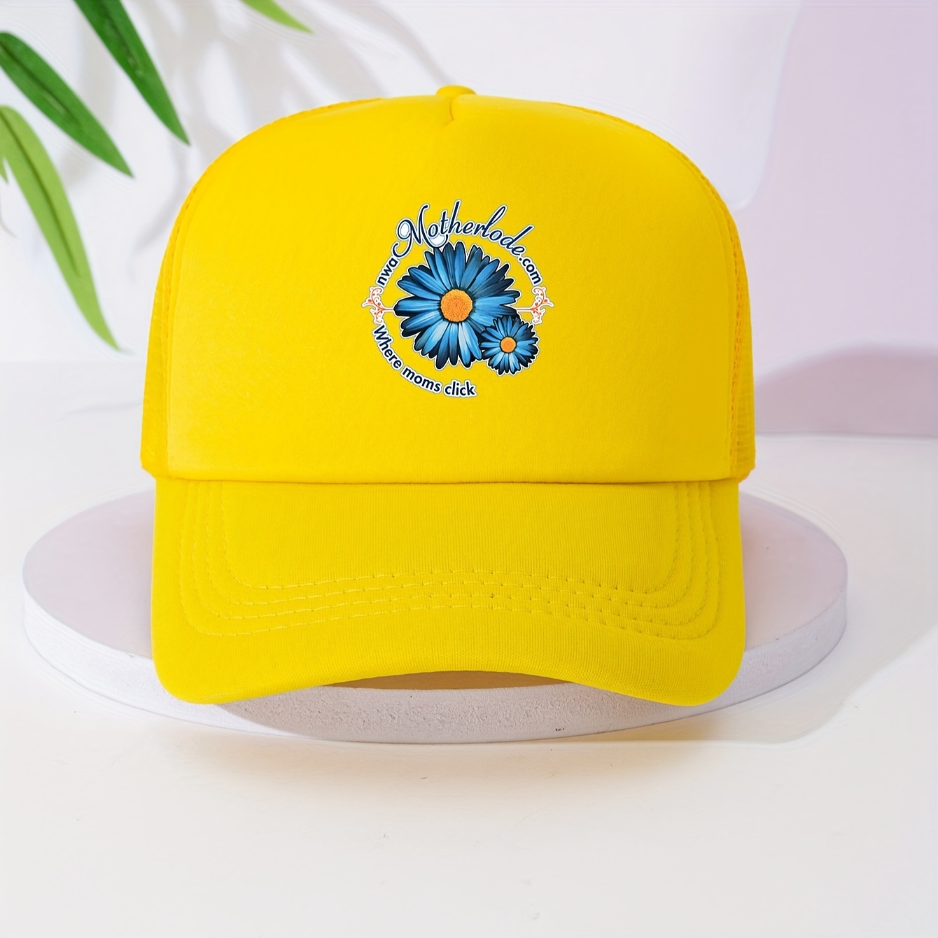 Gorra Béisbol Color Caramelo Gorra Camionero Transpirable - Temu