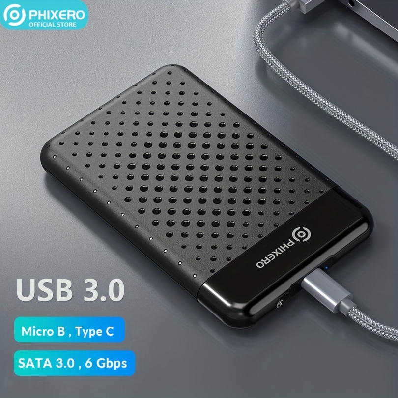PHIXERO – boîte de rangement Portable pour disque dur 2.5 pouces