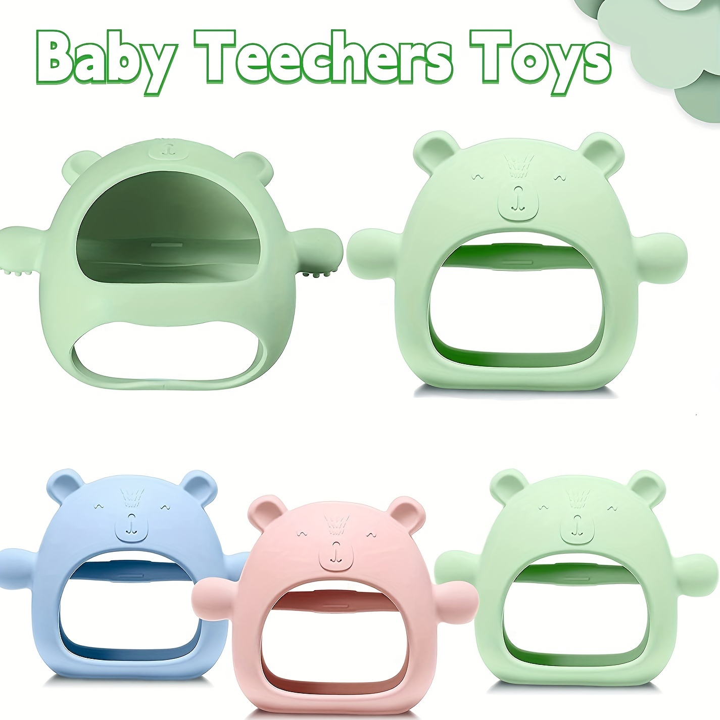 Baby Teething Chewer Baby Rattle Teether Toy Newborn Baby - Temu
