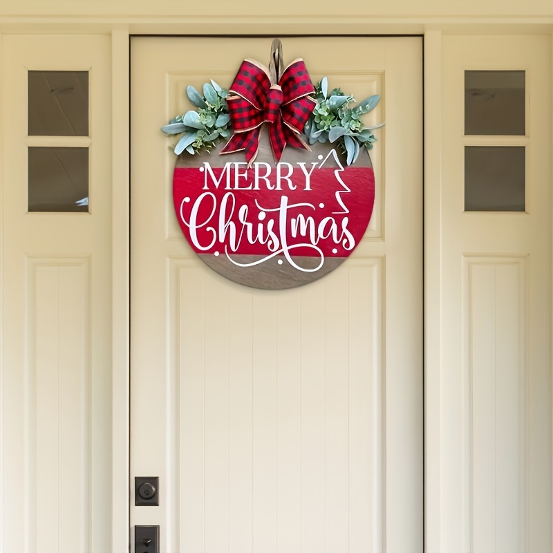 Perchas de puerta de Navidad, 2 unidades, manijas de puerta de Papá Noel,  adornos decorativos para colgar en la puerta de Navidad, colgantes lindos