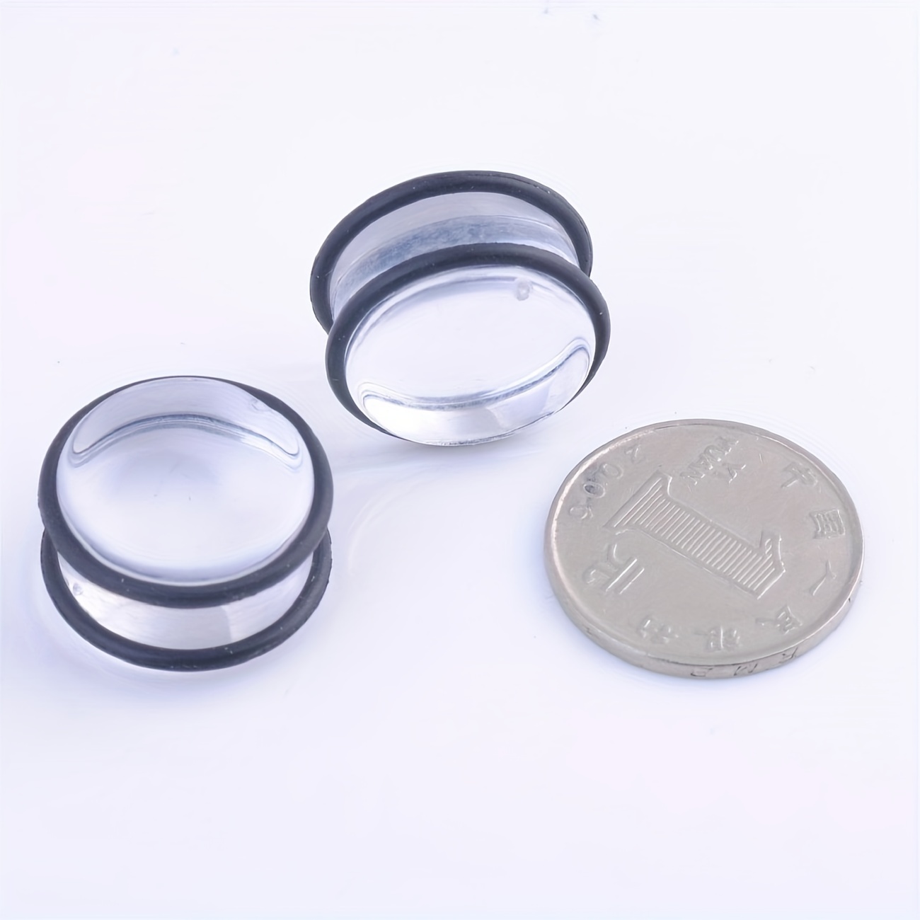 16pcs Silicone Acrylic Ear Expanders Plugs Set 6mm-16mm