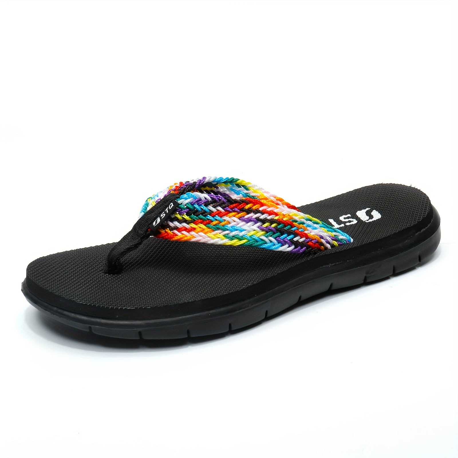 Women's Flat Flip Flops Soft Memory Foam Beach Summer Shoes - Temu