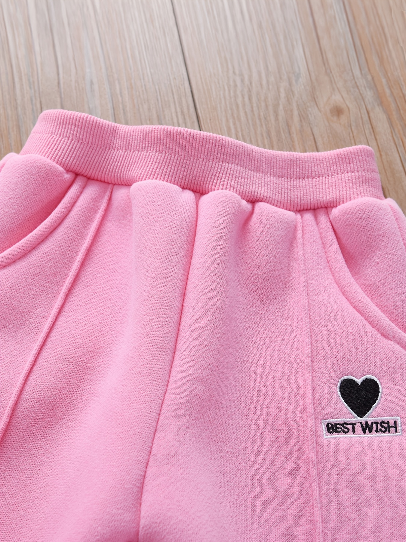 Girls' hot pink sweat pants