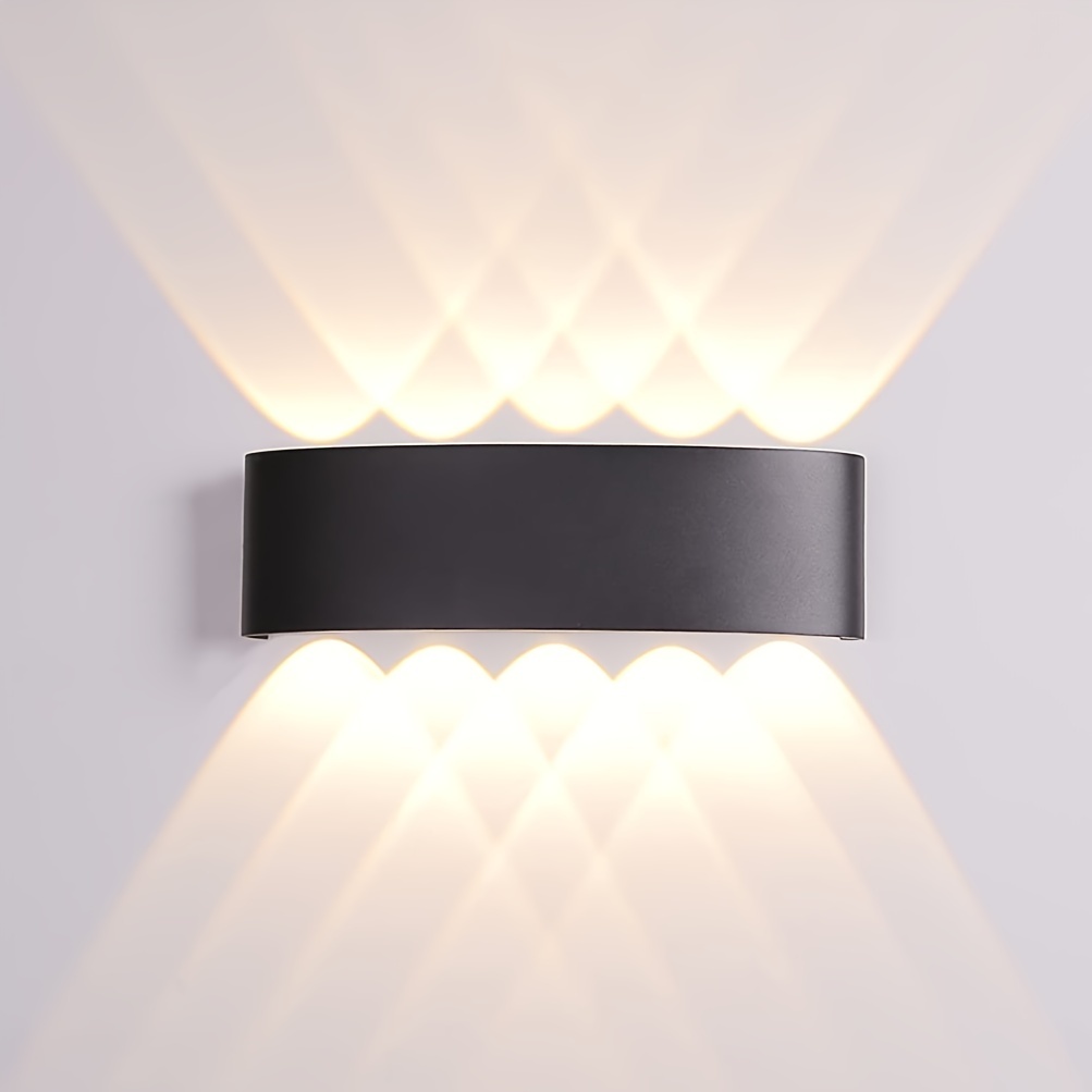 Halbrunde LED Wand Leuchte Lampe Wandleucht für Außen/Innen wasserdicht  IP65