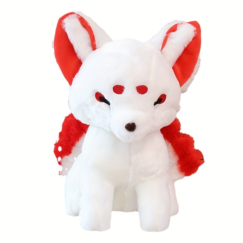 1pc Lifelike Nine Tails Fox Plush Toys Stuffed Animal Nine-Tailed Fox  Kitsune Dolls Creative Gifts for Girls White Red Fox Toys - AliExpress