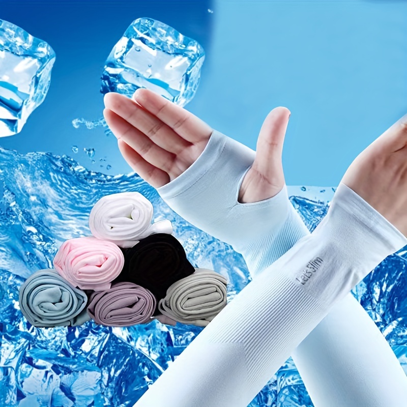 Uv Protection Gloves Gel Professional Arm Protection Gloves - Temu