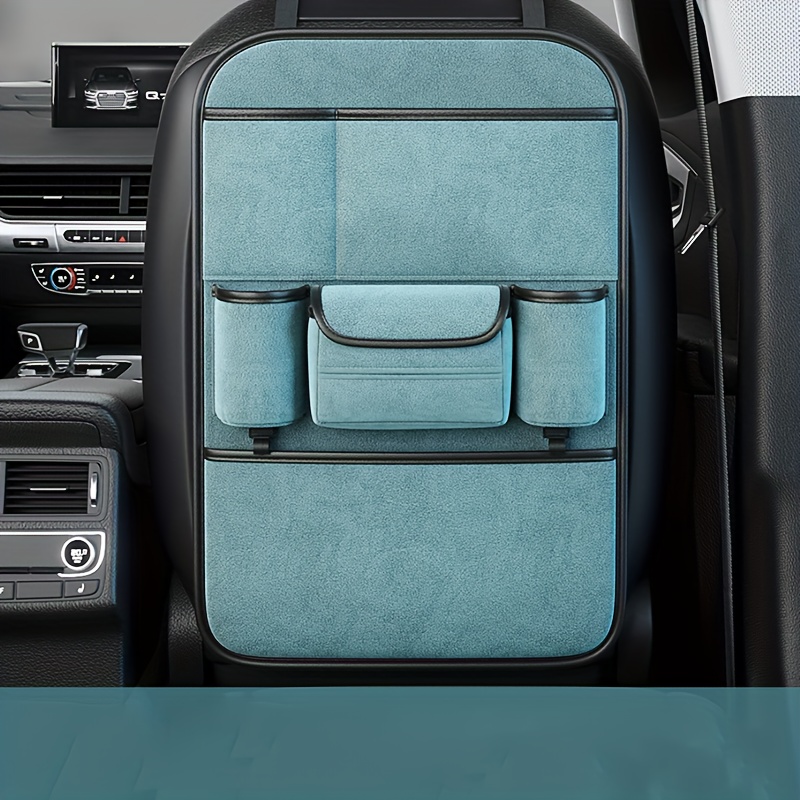 Premium Car Seatback Organizer Car Seat Back Protector Kick - Temu