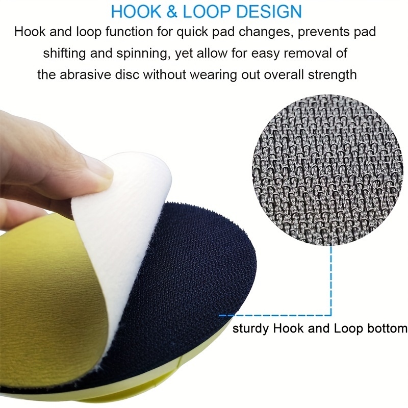 Manual Polishing Disc PU Foam Yellow Polishing Plate