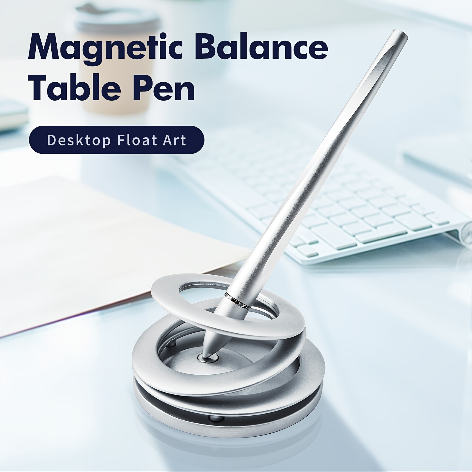 

Magnetic Self-standing Pen High-end Gift Rotating Office Relax Desktop Ornament For Boss, Friends, And Colleagues