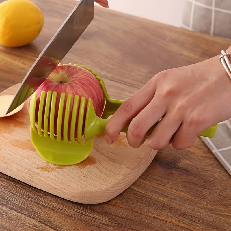 1pc Lemon Slicer, Multifunctional Fruit & Vegetables Cutting Knife, Round  Lemon & Egg Slicing Tool, Handheld Onion & Tomato Slicer For Home Kitchen  Use