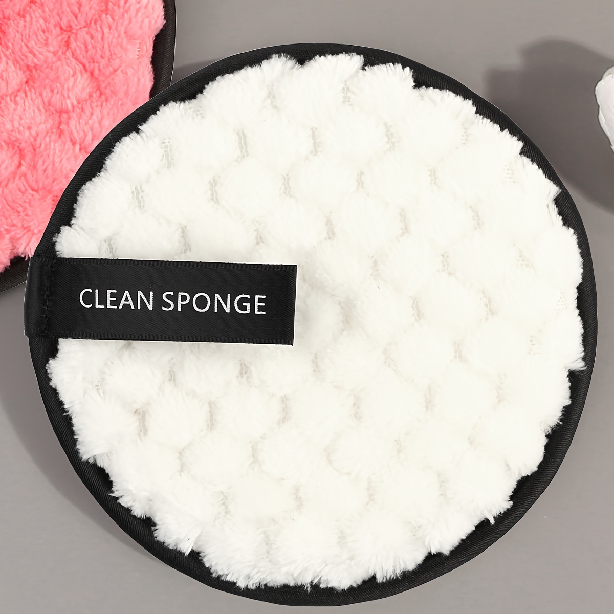 Maange 1pc Makeup Remover Face Dual Sided Reusable Rounds Soft Facial Cleaning Towels Washable Facial Cleansing Pads Beauty Care Tool