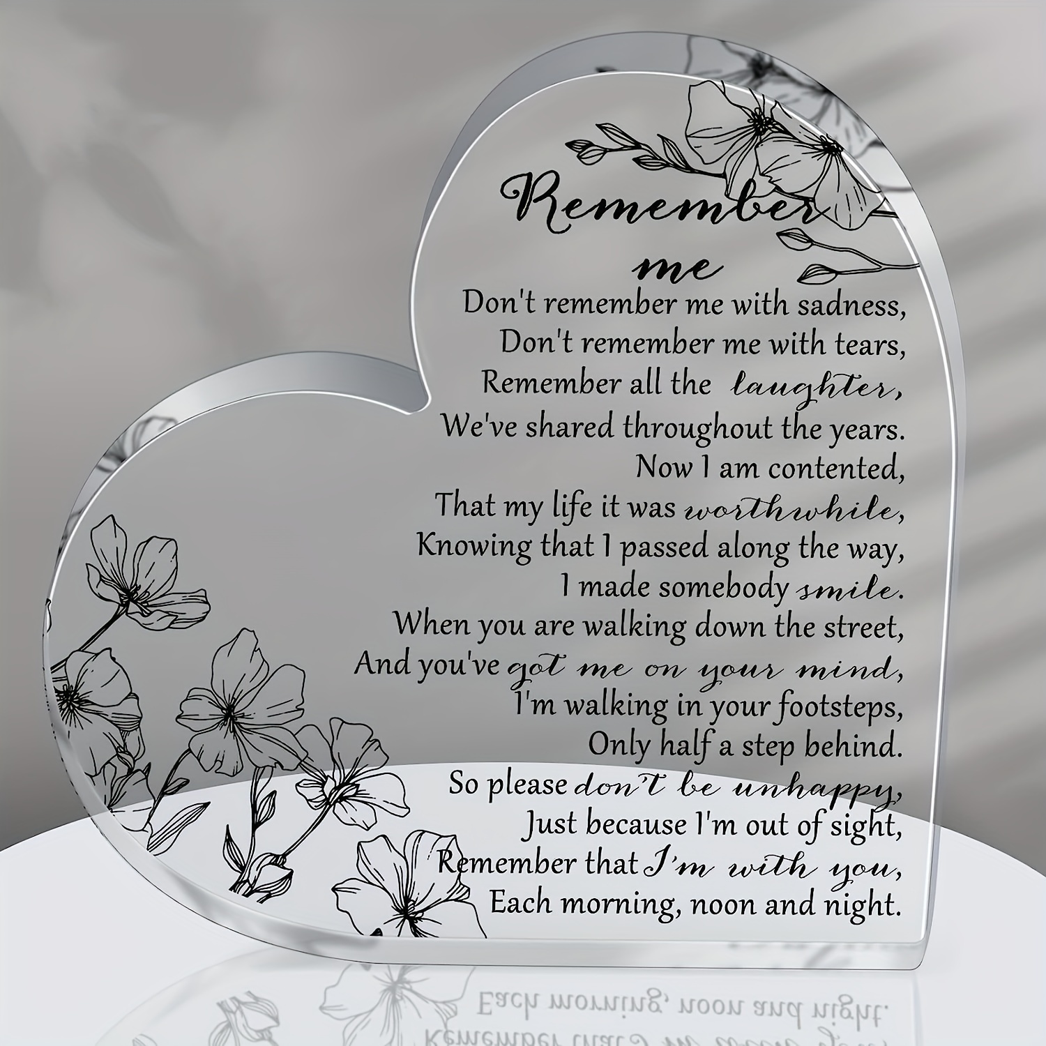 remembrances of loved ones passed