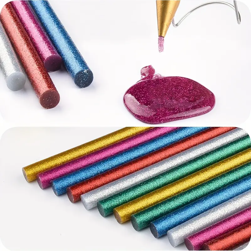 Colored Mini Hot Glue Sticks Hot Melt Glue Sticks For Glue - Temu